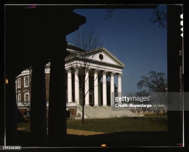 Rotunda of the University of Virginia, Charlottesville, Virginia, 1943.