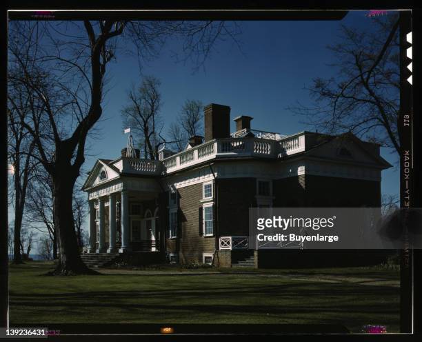 Monticello, home of Thomas Jefferson, Charlottesville, Virginia, 1943.