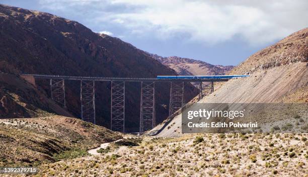 viaducto la polvorilla - salta argentina stock pictures, royalty-free photos & images