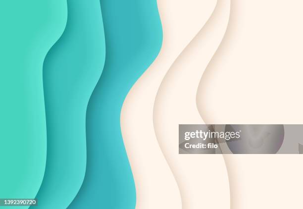 beach waves abstrakter hintergrund - strand volleyball stock-grafiken, -clipart, -cartoons und -symbole