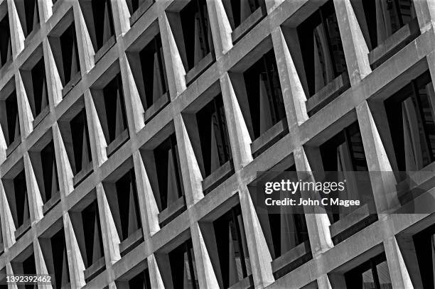 black and white brutalism - brutalism stock pictures, royalty-free photos & images