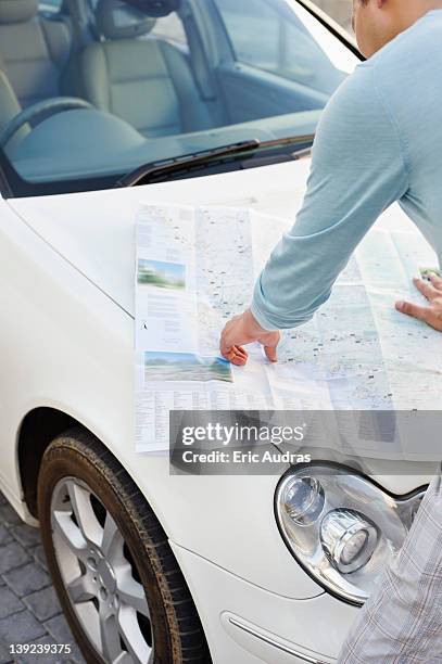 Paper Map In Car 99 Paper Map Car Stock Photos, High-Res Pictures, and Images - Getty Images