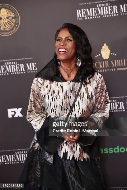 Actress Janet Hubert attends the 2022 Pan African Film & Arts Festival - Opening Night Gala Premiere of "Remember Me, The Mahalia Jackson Story" at...