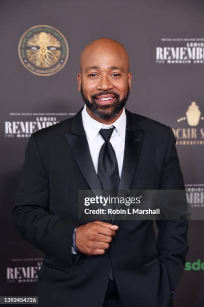Actor Columbus Short attends the 2022 Pan African Film & Arts Festival - Opening Night Gala Premiere of "Remember Me, The Mahalia Jackson Story" at...