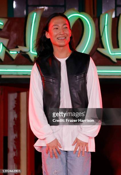 Alexander Wang is seen on the runway during the Alexander Wang "Fortune City" Runway Show on April 19, 2022 in Los Angeles, California.