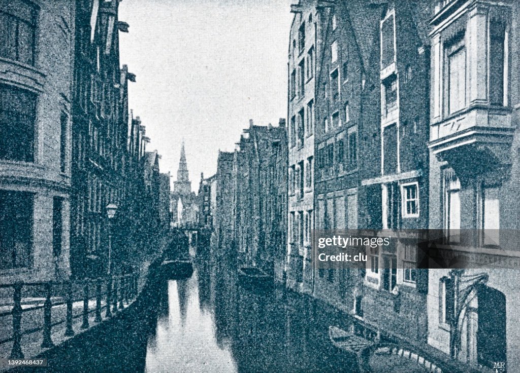 Amsterdam, canal and houses