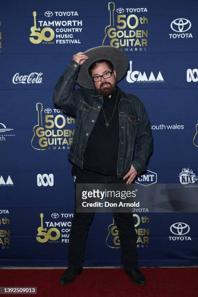 Andrew Farriss attends the 2022 Golden Guitar Awards on April 20, 2022 in Tamworth, Australia. The Golden Guitar Awards are Australia's...