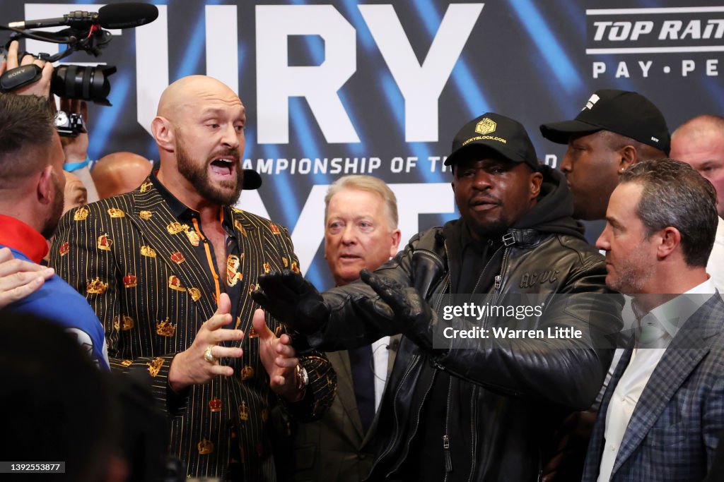 Tyson Fury v Dillian Whyte - Press Conference