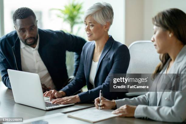 small business meeting - fat woman sitting on man 個照片及圖片檔