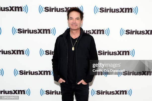 Pat Monahan visits SiriusXM Studio on April 20, 2022 in New York City.