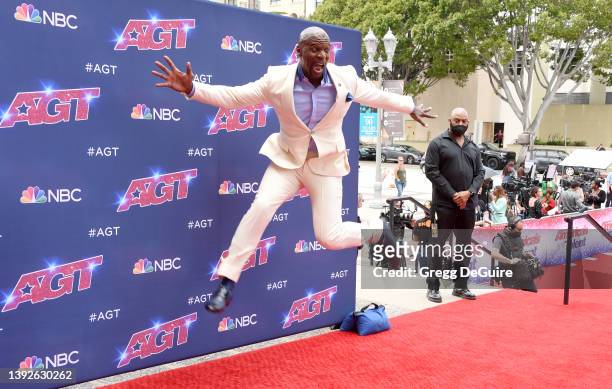 Terry Crews attends the "America's Got Talent" Season 17 Kick-Off Red Carpet at Pasadena Civic Auditorium on April 20, 2022 in Pasadena, California.