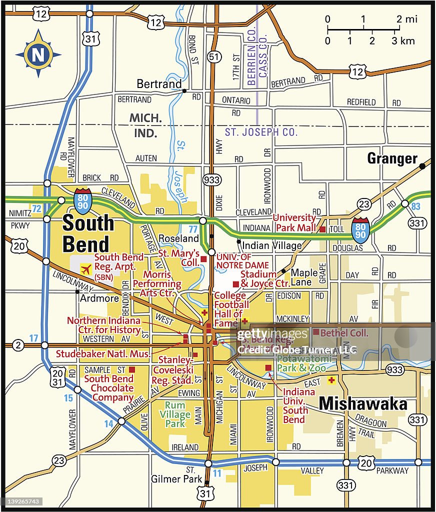 South Bend, Indiana area