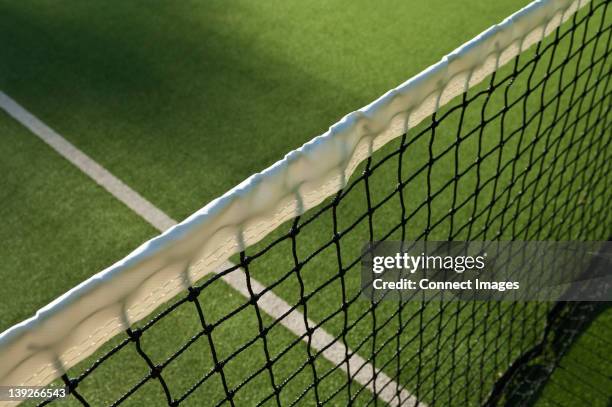 close up of tennis net - tennis net stock pictures, royalty-free photos & images