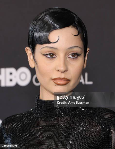 Alexa Demie attends the HBO Max FYC event for "Euphoria" at Academy Museum of Motion Pictures on April 20, 2022 in Los Angeles, California.