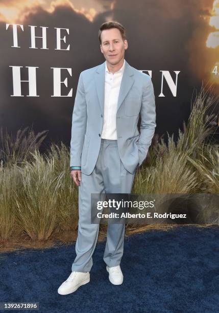 Dustin Lance Black attends Premiere Of FX's "Under The Banner Of Heaven" at The Hollywood Athletic Club on April 20, 2022 in Hollywood, California.