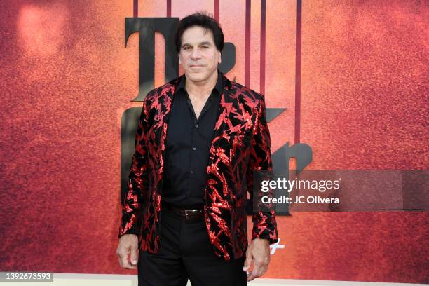 Lou Ferrigno attends the premiere for the Paramount+ new series "The Offer" at Paramount Studios on April 20, 2022 in Los Angeles, California.