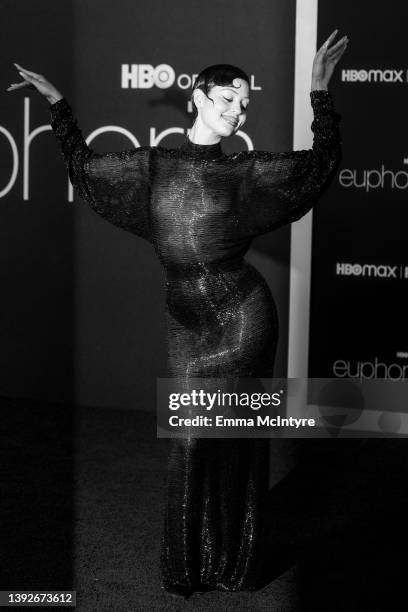 Alexa Demie attends the HBO Max FYC event for 'Euphoria' at Academy Museum of Motion Pictures on April 20, 2022 in Los Angeles, California.