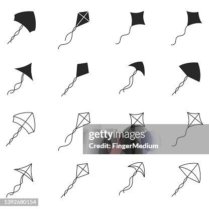 Kites vector set Kites vector set