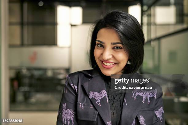 portrait of modern saudi businesswoman in mid 20s - middle east bildbanksfoton och bilder