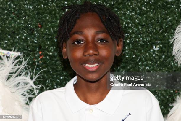 Actor Christian Isaiah attends the Famecast Media launch of the First Creator Brand Accelerator on April 20, 2022 in Santa Monica, California.