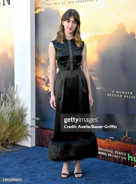 Daisy Edgar-Jones attends the Premiere of FX's "Under The Banner Of Heaven" at Hollywood Athletic Club on April 20, 2022 in Hollywood, California.