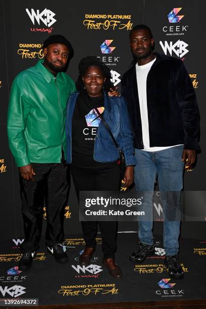 Jay Spio of Ceek attends the Diamond Platnumz "First Of All" Launch at Mondrian London, Shoreditch on April 12, 2022 in London, England.