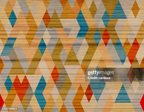 seamless wood textured geometric pattern - wainscoting background stock illustrations