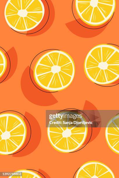 zitronen-muster - limonade stock-grafiken, -clipart, -cartoons und -symbole