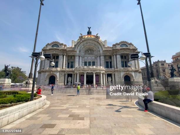 palace of fine arts - fine art statue stock pictures, royalty-free photos & images