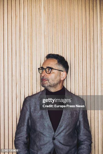 The musician Jorge Drexler during an interview with Europa Press to present his album 'Tinta y tiempo', at the Sony offices, on 21 April, 2022 in...