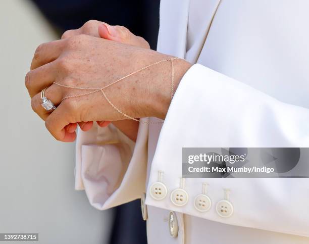 Meghan, Duchess of Sussex attends an Invictus Games Friends and Family reception hosted by the City of The Hague and the Dutch Ministry of Defence at...