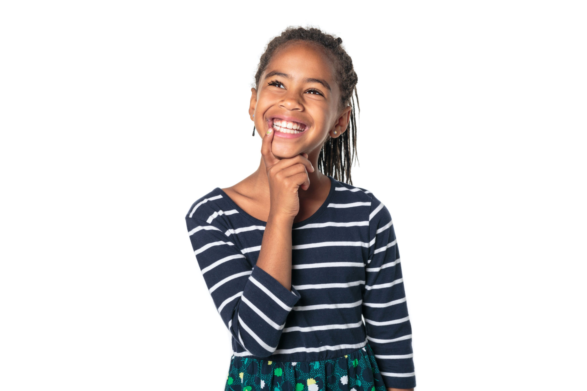 children thinking