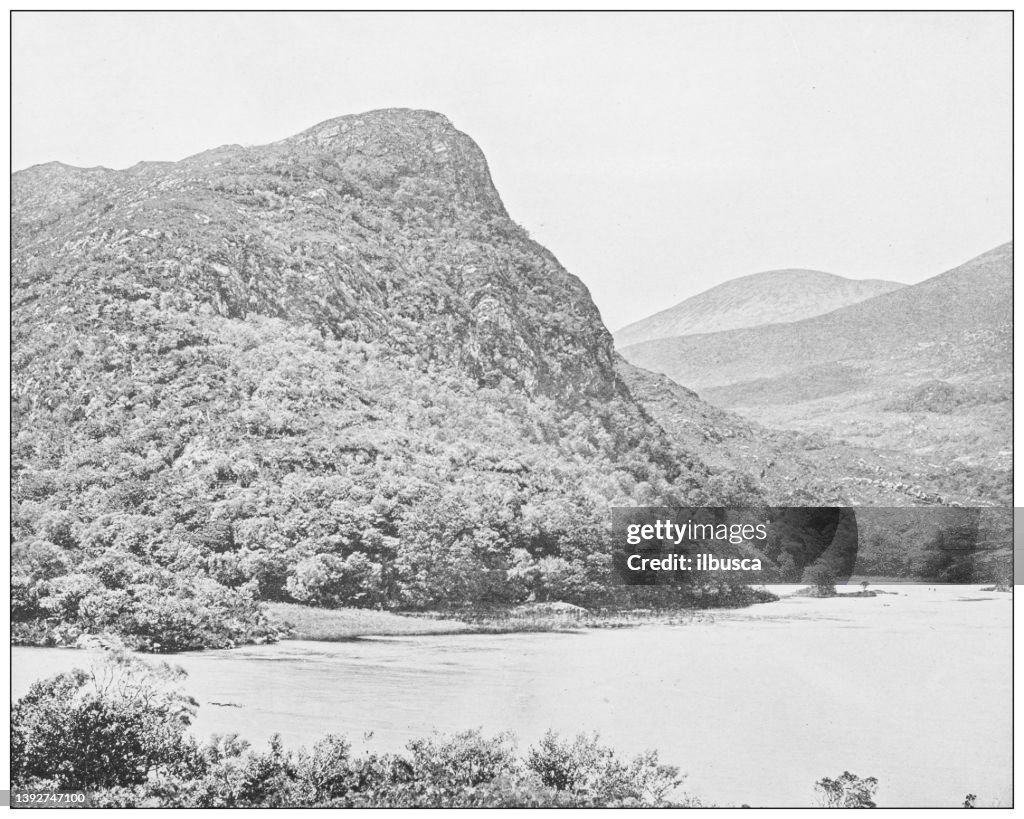 Fotografía antigua de Irlanda: Nido de águila, Killarney