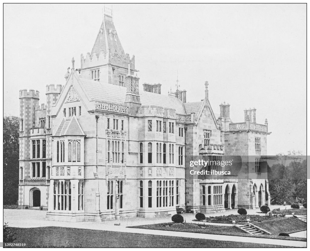 Antique photograph of Ireland: Adare Manor, County Limerick