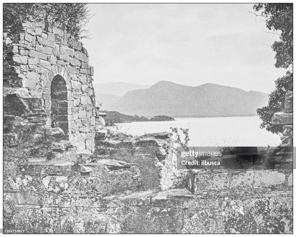 Antique photograph of Ireland: Innisfallen, Killarney