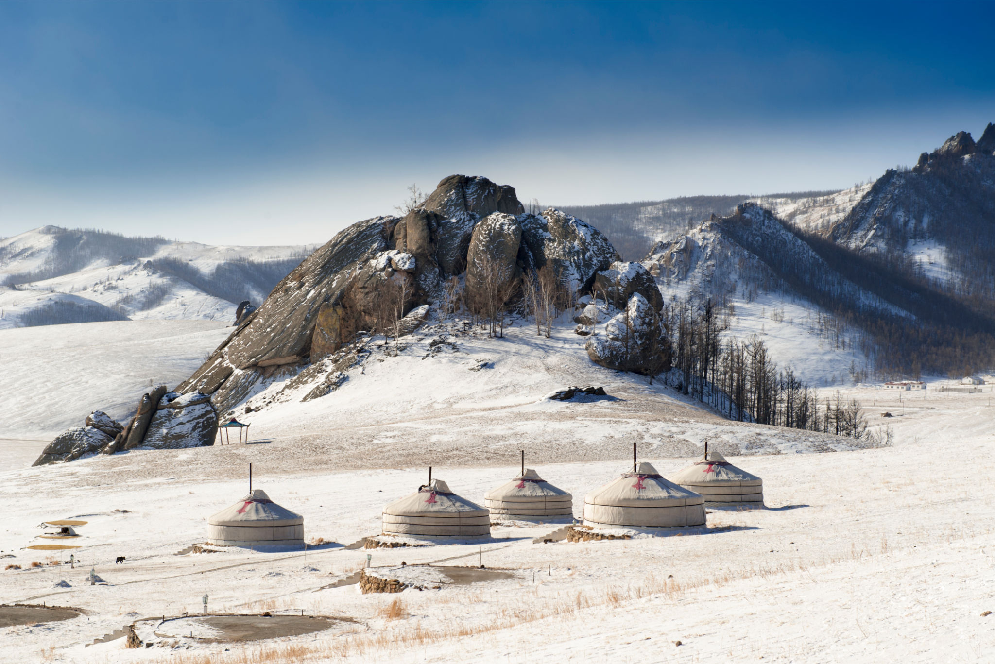 Winter in der Mongolei Winter in der Mongolei
