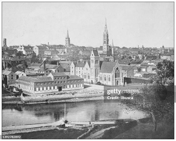 illustrations, cliparts, dessins animés et icônes de photographie antique de l’irlande : drogheda - irlande paysage