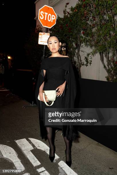 Jaime Xie attends a celebration of the Lola bag, hosted by Burberry & Riccardo Tisci on April 20, 2022 in Los Angeles, California.