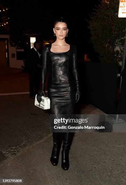 Dixie D'Amelio attends a celebration of the Lola bag, hosted by Burberry & Riccardo Tisci on April 20, 2022 in Los Angeles, California.