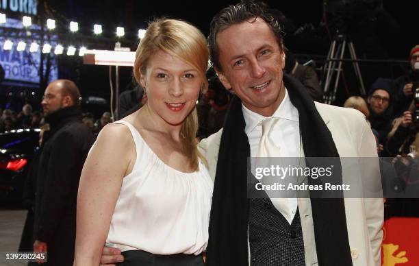 Franziska Weisz and Christian Rainer attend the Closing Ceremony during day ten of the 62nd Berlin International Film Festival at the Berlinale...