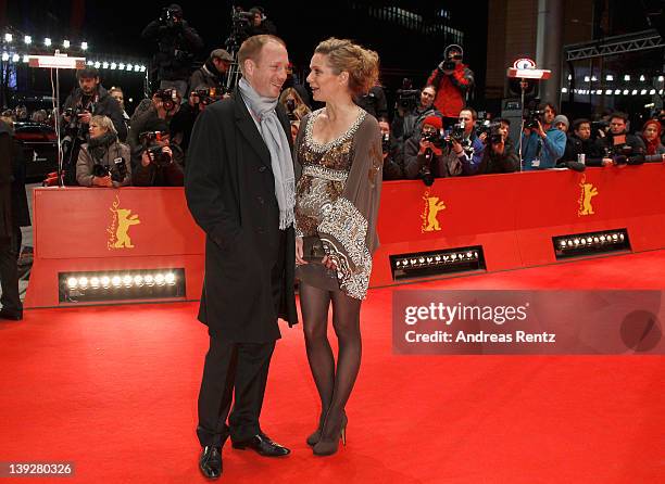 Lisa Martinek and Johann von Buelow attend the Closing Ceremony during day ten of the 62nd Berlin International Film Festival at the Grand Hyatt on...