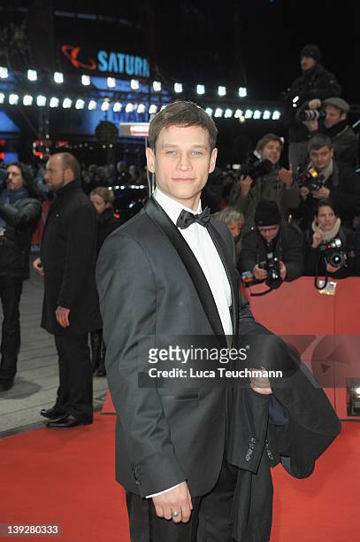 Vinzenz Kiefer attends the Closing Ceremony during day ten of the 62nd Berlin International Film Festival at the Berlinale Palast on February 18,...