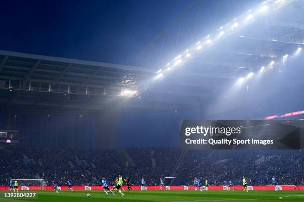 General view during the Portuguese Cup semifinal match between FC Porto and Sporting CP at Estadio Do Dragao on April 21, 2022 in Porto, Portugal.
