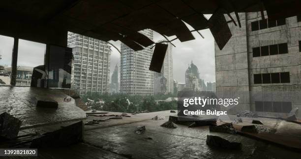 urban jungle - nuclear fallout stockfoto's en -beelden