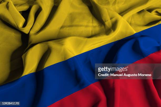 flag of colombia - president of colombia fotografías e imágenes de stock