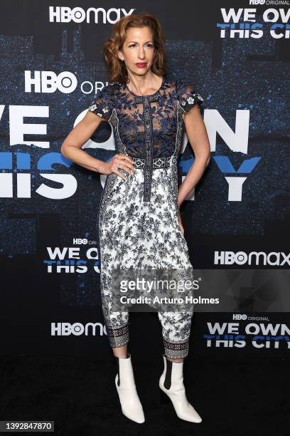 Alysia Reiner attends HBO's "We Own This City" New York Premiere at Times Center on April 21, 2022 in New York City.