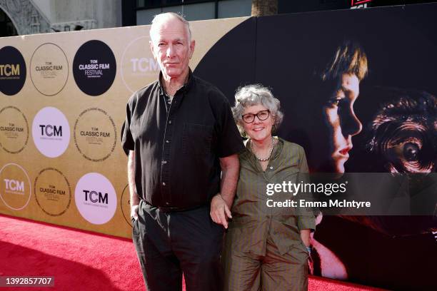 John Sayles and Maggie Renzi attend the 40th Anniversary Screening of "E.T. The Extra-Terrestrial" during Opening Night at the 2022 TCM Classic Film...