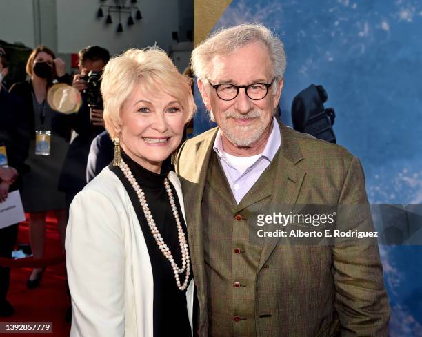 Dee Wallace and Steven Spielberg attend the 2022 TCM Classic Film Festival Opening Night 40th Anniversary Screening of "E.T. The Extra-Terrestrial…"...