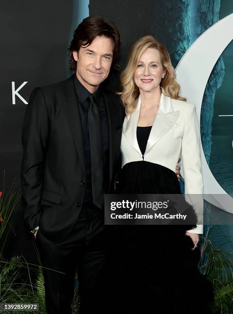 Jason Bateman and Laura Linney attend the Netflix's "Ozark" Season 4 Premiere on April 21, 2022 in New York City.