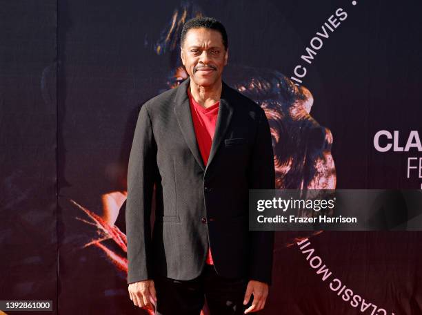 Lawrence Hilton-Jacobs attends the 2022 TCM Classic Film Festival Opening Night 40th Anniversary Screening of "E.T. The Extra-Terrestrial…" at TCL...